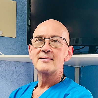 Dentist Juan Carlos Barbosa In The Office