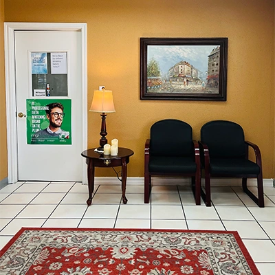 Waiting Area Inside The Office